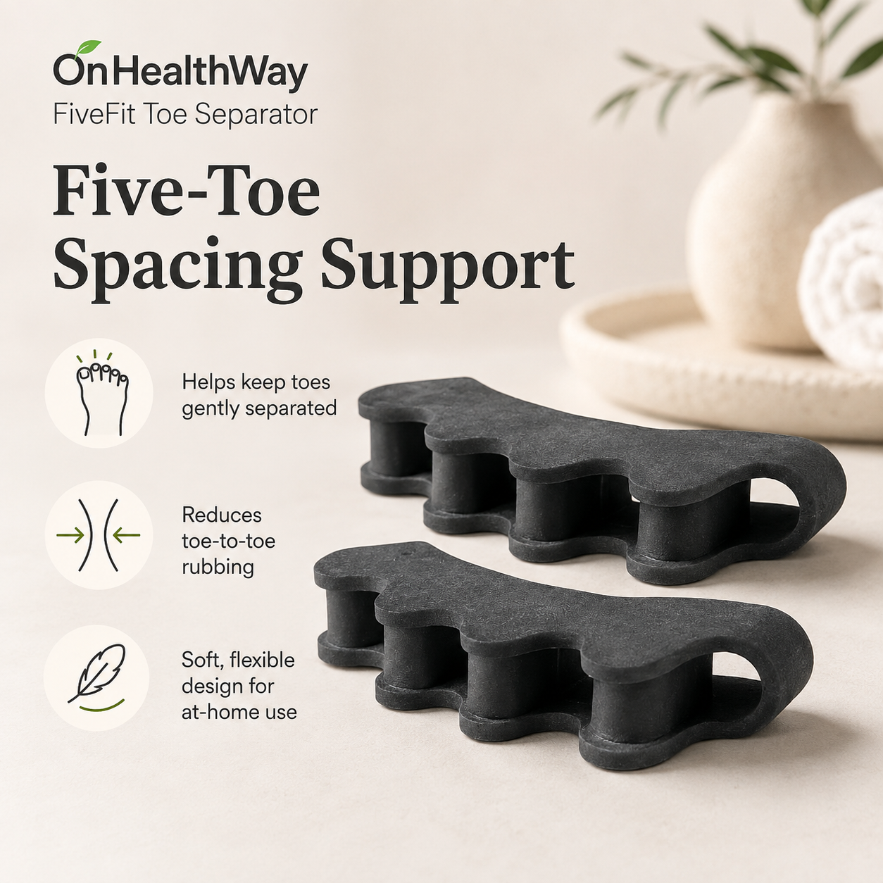 OnHealthWay™ FiveFit Toe Separator