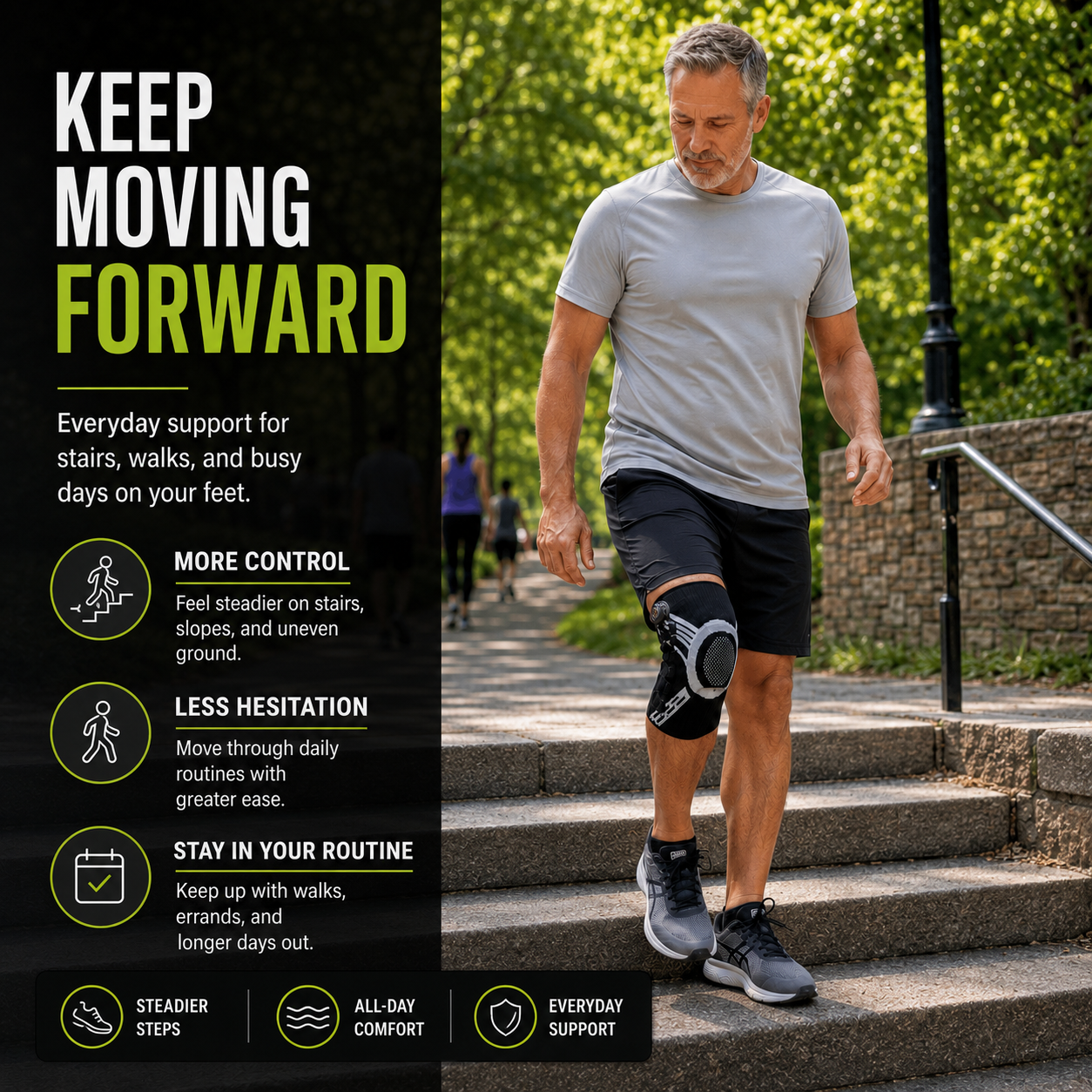 OnHealthWay™ DialFit Knee Support