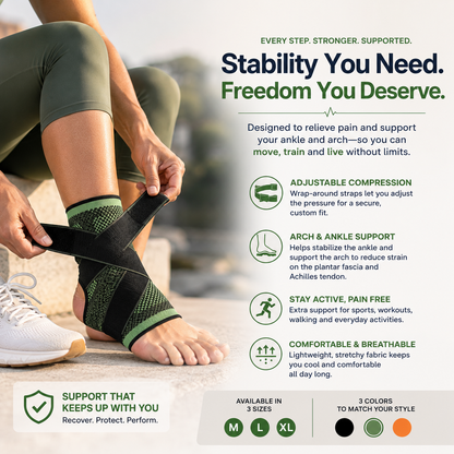 OnHealthWay™ FlexLock Ankle Support — 2 Pack