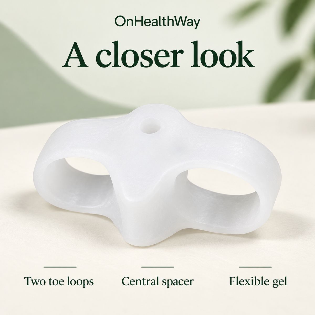 
Two-Loop Gel Toe Separator