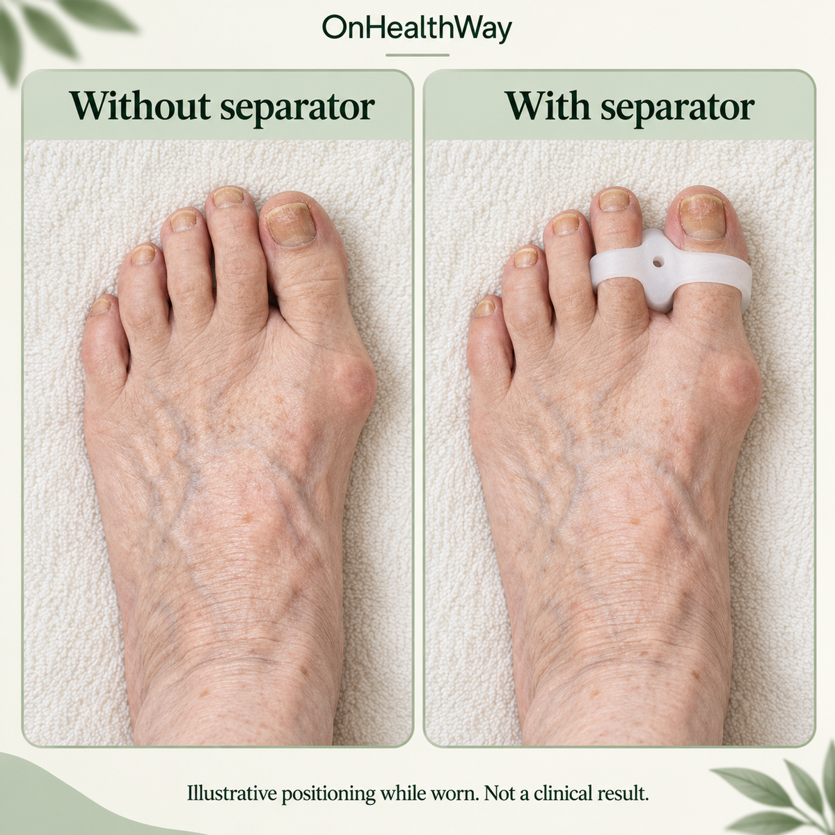 
Two-Loop Gel Toe Separator